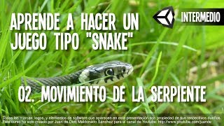 02  Movimiento de la serpiente  Aprende a hacer un juego tipo quotSnakequot [upl. by Tnattirb]