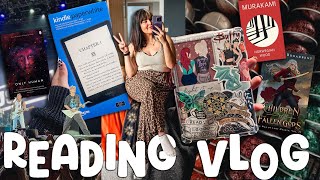 Buying and Decorating My Brand New Kindle Paperwhite 📖 WEEKLY READING VLOG 276 [upl. by Airebma]