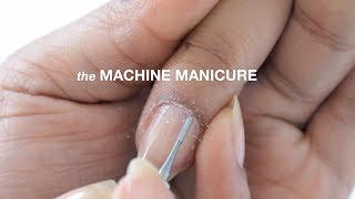 HOW TO MACHINE MANICURE  abetweene [upl. by Moscow]