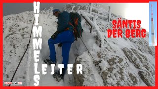 HIMMELSLEITER SÄNTIS IM WINTER  SNOWBRAKER  SWISSPOWERJET [upl. by Auehsoj448]