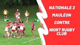 Rugby Nationale  2 Mauleon vs Niort Rugby Club 06102024 [upl. by Philipa]