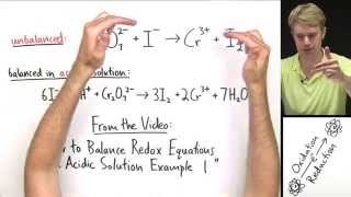 Balancing Redox Equations in Basic Solution Example Problem [upl. by Mallory]