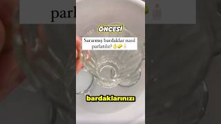 Sararan ve Matlaşan Bardakları Parlatmanın Pratik Yolu Sirke ve Karbonatla Mucize Temizlik [upl. by Head]