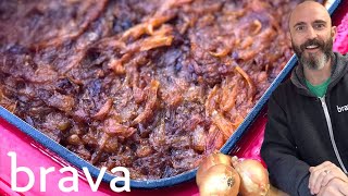 Easiest Caramelized Onions  Get Cookin with Brava Chef Travis [upl. by Attehcram]