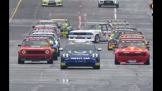 Touring Car Masters TCM Sandown Trophy Race 0 2024 [upl. by Atinniuq]