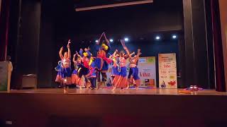 Aksips 41  Winner of interschool tri City dance competition 2022  Garba Dandia [upl. by Aihsekel]