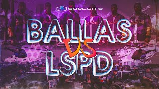 BALLAS VS LSPD ek ke wajah se sab marenge  CODERED  SOULCITY BY ECHORP  gta soulcityrp [upl. by Assirolc]