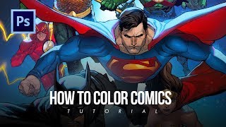 My approach to DIGITAL COLORING in PHOTOSHOP Digital art tutorial [upl. by Ahsilac961]