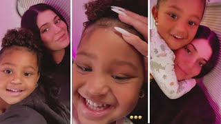 Watch Stormi Webster IMPERSONATE Mom Kylie Jenner [upl. by Aiekahs354]