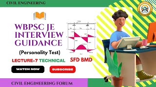 WBPSC JE Interview GuidancePersonality Test Lecture7 SFD BMD [upl. by Vogele87]