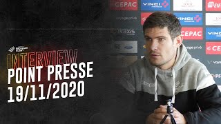 Fabien Cibray et Ludovic Radosavljevic face à la presse [upl. by Kreiner]