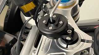 Ducati Panigale V4 SP  SP Connect Phone Mount Step by Step [upl. by Ailedroc]