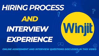 Winjit Technologies Hiring Process Online Assessment amp Latest Interview Experience  5 Rounds [upl. by Quiteri103]