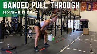 Banded Pull Through  Movement Demo [upl. by Glenn]