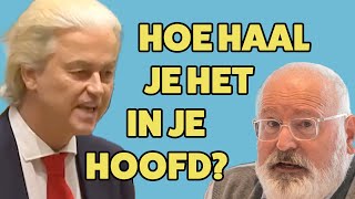 TIMMERMANS met GESTREKT BEEN tegen WILDERS — 30 [upl. by Benedick]