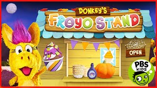 ⭐Donkey Hodie  Donkeys Froyo Stand  PBS Games  Best Learning for Kids⭐⭐ [upl. by Cyndy809]