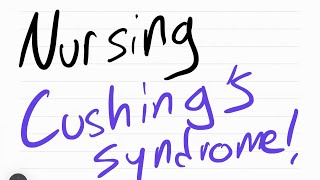 Cushings Syndrome in 4 min  Nursing Risk Factors Symptoms Complications Diagnostics Treatment [upl. by Addison943]