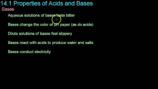 141 Properties of Acids and Bases [upl. by Emmit]