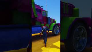 Marvelous GTA 5 Spiderman vs Hulk Moments  Epic Ragdollsgameplay shorts hoorgaming [upl. by Ahcmis601]