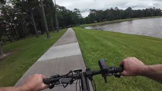 Bike ride from Benders Landing Liberty Park and Woodson’s Reserve in Spring Texas April 2024 [upl. by Enaols]