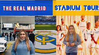 Real Madrid Official Stadium  Santiago Bernabeu Tour Madrid Spain [upl. by Cheney]