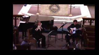 Five Pieces for alto flute and guitar  Vivace [upl. by Yahsel669]