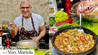 MINESTRA DI PASTA SCORFANO BROCCOLO E PATATE ricetta facile e veloce di Chef Max Mariola [upl. by Carolan727]