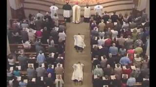 Ordination Mass  Litany of the Saints [upl. by Aeriela]