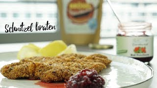 Schnitzel braten So klappt die fluffige Panade [upl. by Tibbetts]