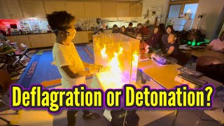 Deflagration vs Detonation in RamZland🔥 STEM ScienceForKids CombustionVelocity RamZland [upl. by Marketa]