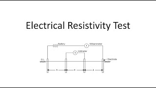 Electrical Resistivity test for soil  Wenners Method  Geophysical insitu experiment [upl. by Atiuqehs]