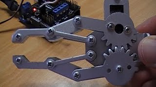 Comando pinza robotica con Arduino [upl. by Ecaroh]