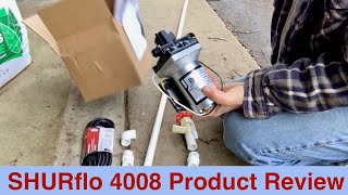 SHURflo 4008 Product Review [upl. by Llerrit]