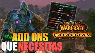 🔥Los MEJORES add ons para WOW Cataclismo Clasico 🌋 [upl. by Eleirbag608]