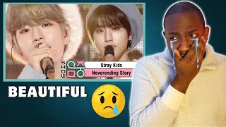 I WAS IN TEARS Stray Kids 스트레이 키즈 Neverending Story  Live Performance Reaction [upl. by Seigler]