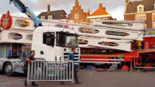 De Middelburgse kermis opbouw 2017 4K [upl. by Ahsiri]