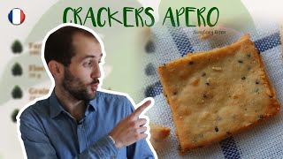 TUTO CRACKERS  APÉRITIF ZÉRO DÉCHET [upl. by Gambrell826]