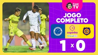 JOGO COMPLETO CRUZEIRO X MADUREIRA  SEGUNDA FASE  COPINHA 2024 [upl. by Nitsirk]