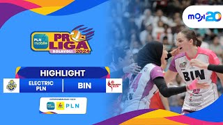 Electric PLN VS BIN 23  Highlight PLN Mobile Proliga 2024 [upl. by Oos]