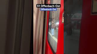 OffenbachOst Abfahrt RB430S1➡️OffenbachOst br430 sbahn shorts [upl. by Ahsein708]