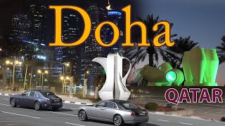 Doha Qatar 4K Sights Economy and World Cup 2022 [upl. by Alemaj]