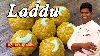 Laddu Recipe in Tamil  How to make Laddu  Diwali Sweet Recipe  CDK203  Chef Deenas Kitchen [upl. by Aicen]