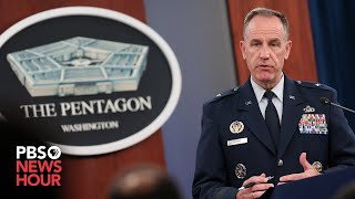 WATCH Pentagon briefing addresses efforts to deter IsraelHamas war from widening in Middle East [upl. by Haisoj]