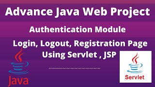 Authentication Module Adv Java Web Project  Login Page Advance Java Using Jsp amp Servlet Project [upl. by Leontyne]