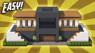 Minecraft How To Build A Large Modern House Tutorial 46 [upl. by Shieh]