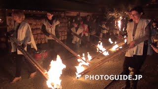 Kameido Tenjin Shrine Taimatsu Torch Festival 2016 亀戸天神社 神忌祭（松明祭り） [upl. by Bernhard]