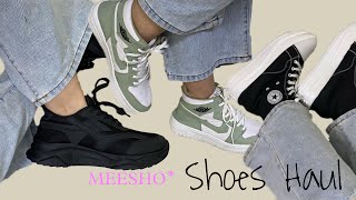 Meesho footwear Haul 💕 heels  sandals  wedges  Tryon  honest review  gimaashi [upl. by Terryl]