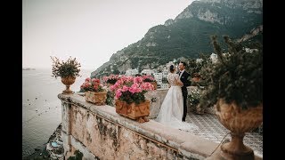 Destination Wedding in Positano  Villa San Giacomo [upl. by Oidale]