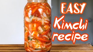 Easy Vegan Kimchi Recipe  Healthy Recipe Channel [upl. by Prima]