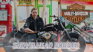 Bike Farm  Harley Davidson Shovelhead BOBBER [upl. by Kirsteni]